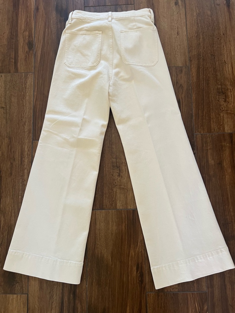 NWOT J.Crew Sailor Denim Trouser in Ecru Natural Wash Size 29 - Picture 8 of 8